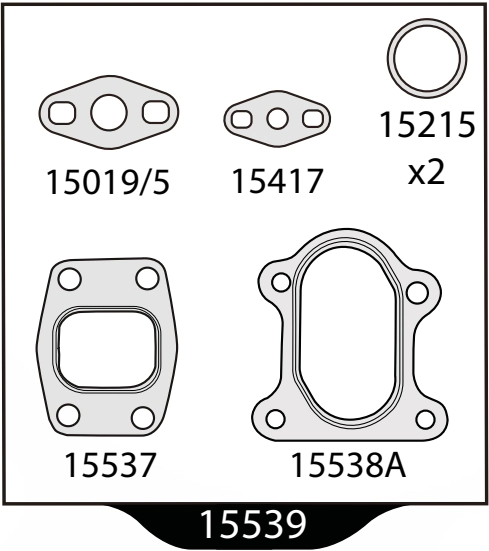 JUEGO JUNTAS TURBO OM924