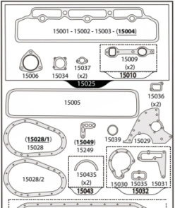 JUEGO JUNTAS MOTOR 1114 S/TAPA