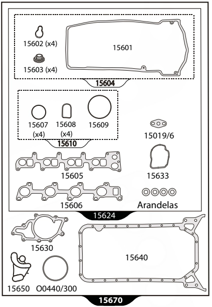 JUEGO DESC. SPRINTER OM611 PAMPA