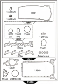 JUEGO DESC. SPRINTER OM611 PAMPA